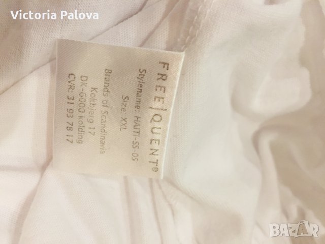 Красива бяла блуза FREE QUENT, снимка 5 - Туники - 24173987