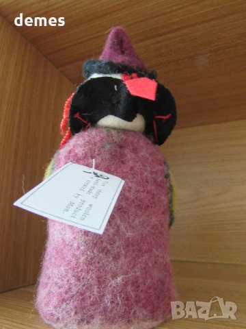  Автентична сувенирна кукла от филц-Монголия, снимка 6 - Други ценни предмети - 22317695