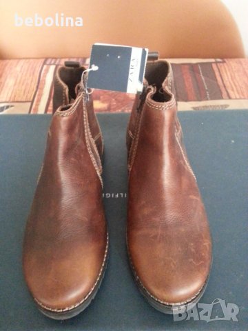 Боти естествена кожа ZARA, снимка 4 - Детски боти и ботуши - 23167101