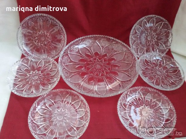 кристални чинии , снимка 6 - Антикварни и старинни предмети - 19080649