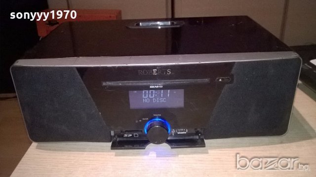 roberts mp-sound 53-iphone/usb/sd card/aux/cd-внос англия, снимка 4 - Ресийвъри, усилватели, смесителни пултове - 19574172