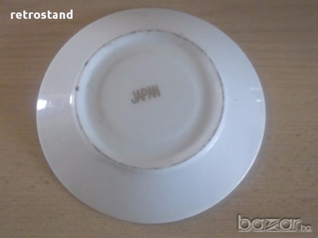 № 1465  стара малка японска порцеланова чинийка  , снимка 3 - Кухненски принадлежности - 10605555