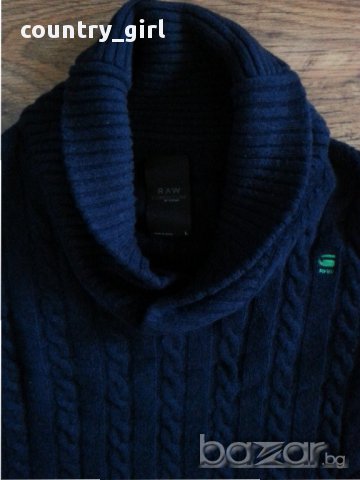 G-star New East Shawl - страхотен мъжки пуловер, снимка 8 - Пуловери - 16808979