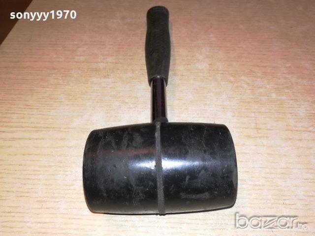 нов чук с гумена глава и метална дръжка-25х8х5см, снимка 6 - Други инструменти - 21278127