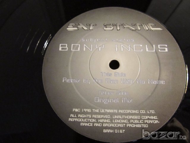 Рядка Грамофонна плоча  CAT STATIC - BONY INCUS  изд. 1996 година ., снимка 2 - Грамофонни плочи - 17424019