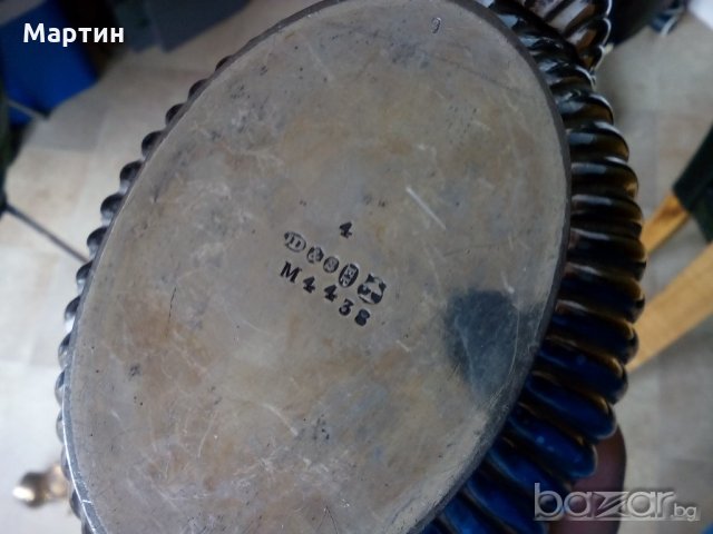 Посребрени масивни  стари - Съдове - 3 бр. ( 777902) , снимка 4 - Други стоки за дома - 18295152