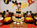 украса за детски рожден ден на тема мики маус за първи рожден ден, снимка 5