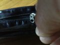 Портфейл Бонд естествена кожа 120х95мм, снимка 9