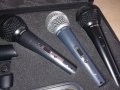 shure & behringer-микрофони комплект с куфар и държачи, снимка 14