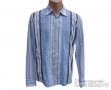 HUGO BOSS casual мъжка риза раирана синя, снимка 1 - Ризи - 23464801