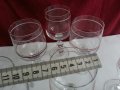 сервиз кристални чаши за вино и ракия , снимка 4