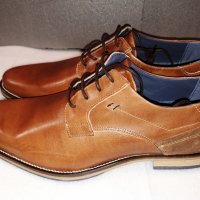 Стилни мъжки обувки от естествена кожа PAUL HUNTER №44, снимка 4 - Ежедневни обувки - 24462010