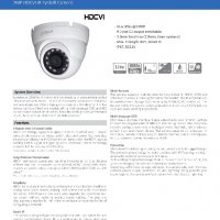 Широкоъгълна Метална Водонепромокаема Камера DAHUA HAC-HDW1220М 2MPx 4в1 0Lux(Вкл.IR) IP67 -40°+60°С, снимка 2 - HD камери - 22137169