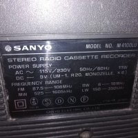 sanyo m4100lu-ретро касетофон-внос швеицария, снимка 14 - Ресийвъри, усилватели, смесителни пултове - 20967626