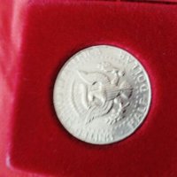 Монета Кенеди , снимка 2 - Антикварни и старинни предмети - 22760607