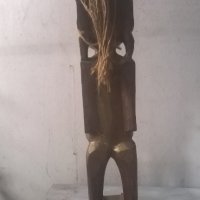 стара дървена статуетка, снимка 4 - Антикварни и старинни предмети - 24631721