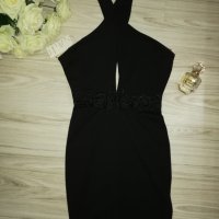 Стилна и елегантна черна рокля НАМАЛЕНА ЦЕНА!!!, снимка 2 - Рокли - 25128702