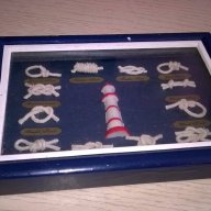 Картина моряшки възли в рамка-17/12см-внос швеицария, снимка 7 - Антикварни и старинни предмети - 14517812