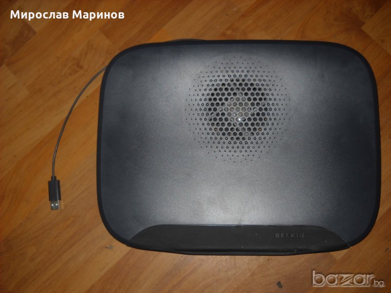 2.Продавам охладител за лаптоп BELKIN .Охладителя има една перка. 15.6", USB-черен, снимка 1