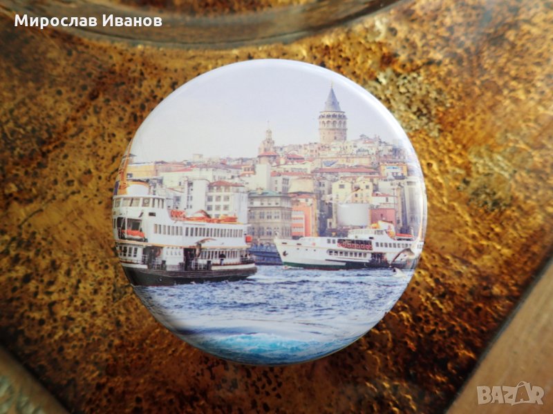 * Истанбул * - метална овална кутийка , снимка 1
