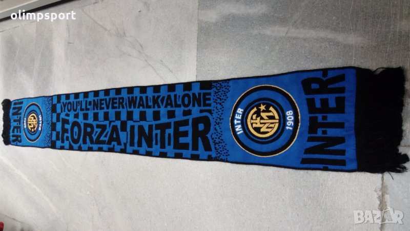 шал плетен Inter Milan нов размери 18х155см, снимка 1