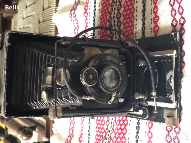 стар немски фотоапарат, снимка 1