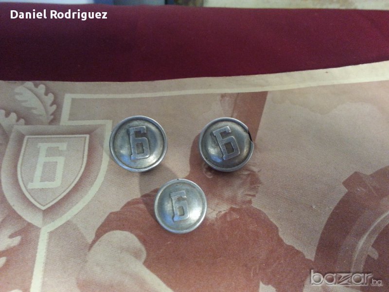 Много Редки Копчета от Униформа на БРАННИК , Бранникь, снимка 1