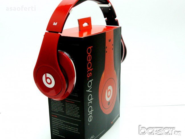 HiFi стерео слушалки Beats STUDIO RED by Dr.DRE - най-високо качество реплика - червени, снимка 1