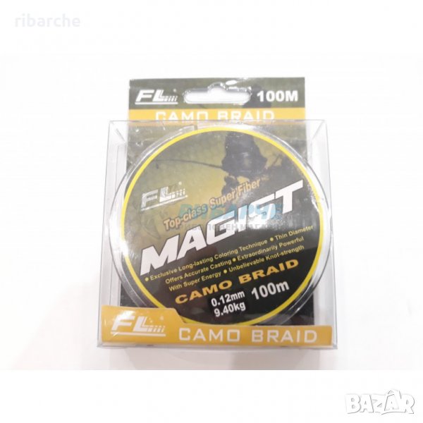 Плетено Влакно Fl Magist Camo Braid - 100м/300м, снимка 1