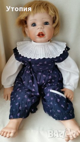 Порцеланова кукла 50 см Margit Dassen 1989, снимка 2 - Колекции - 24141449