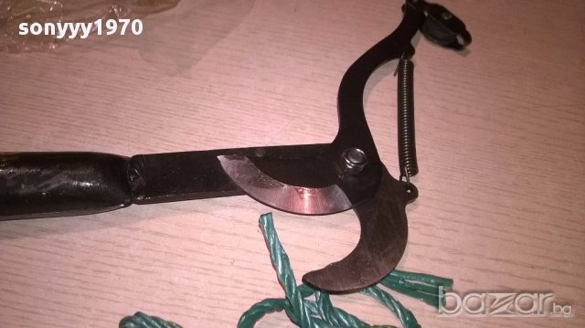 Нова ножица за клони с въже за рязане от разстояние 34см, снимка 2 - Градински инструменти - 17658153