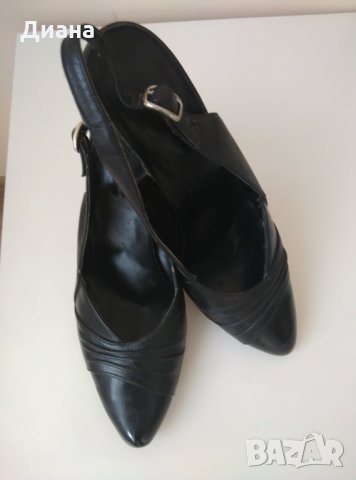 Сандали от естествена кожа, номер 37 в перфектно състояние  , снимка 4 - Дамски обувки на ток - 24952001