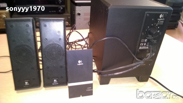logitech x-240-subwoofer-активен+колони+управление-внос швеицария, снимка 9 - Ресийвъри, усилватели, смесителни пултове - 10372780