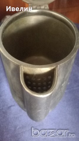 посребрен метален чайник, снимка 3 - Антикварни и старинни предмети - 20956626