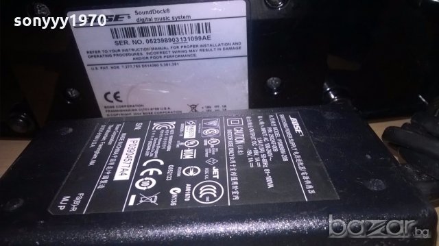 bose sound dock+bose adaptor-внос англия, снимка 14 - Ресийвъри, усилватели, смесителни пултове - 19400839
