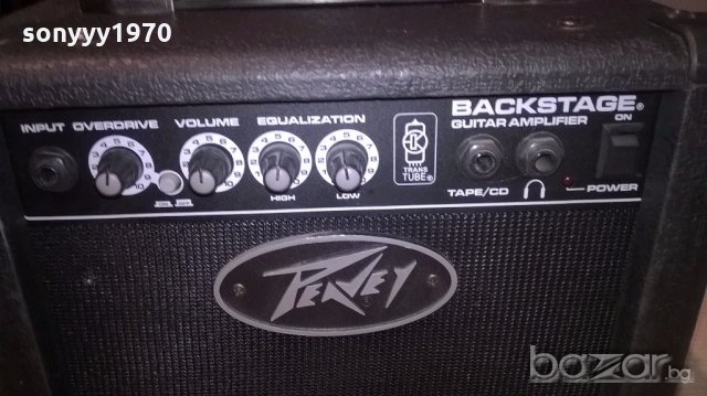 peavey backstage-guitar amplifier-30х30х18см-внос англия, снимка 10 - Ресийвъри, усилватели, смесителни пултове - 19576059