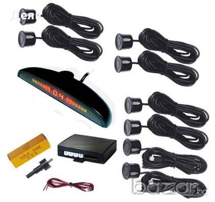 0953 Парктроник за кола с 8 датчика, снимка 4 - Аксесоари и консумативи - 17454407