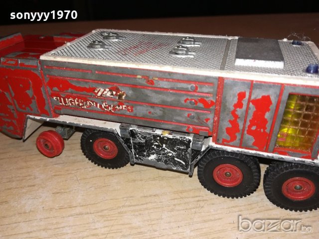 made in germany-маркова пожарна метална кола-20х6х5см, снимка 10 - Колекции - 20900877