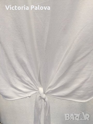 🇮🇹 Тънка нежна блузка,Италия,памук, снимка 2 - Тениски - 22332015