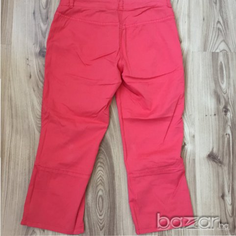 Дамски панталон SISLEY оригинал, size 40/S, стреч, дължина 7/8, много запазен, снимка 2 - Панталони - 17754452