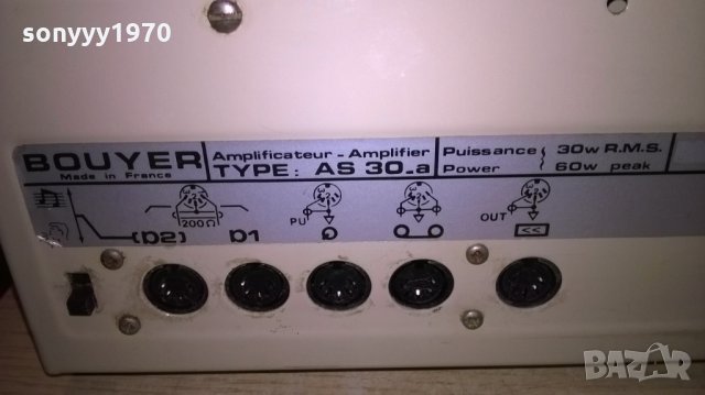 §bouyer as30 amplifier-made in france-внос швеицария, снимка 15 - Ресийвъри, усилватели, смесителни пултове - 23821398