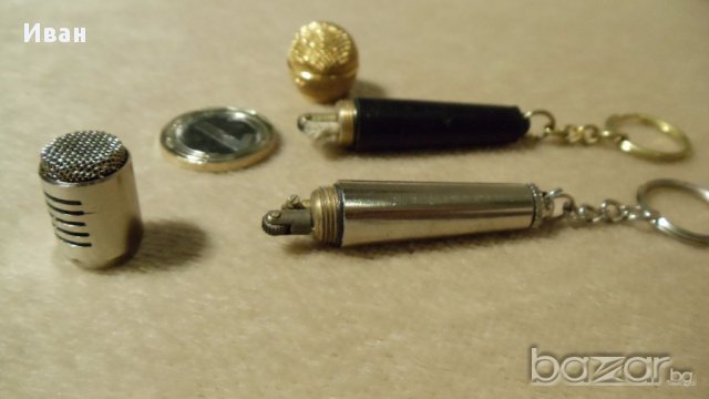 Микрофон запалка ключодържател газ бензин, снимка 6 - Антикварни и старинни предмети - 17424441