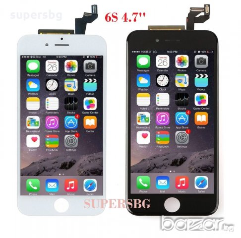 Дисплеи iPhone 5, 5S, 6, 6S, 6+, 7, 7+ 8 8+ iPhone X LCD Display Touch screen тъч, снимка 1 - Резервни части за телефони - 20878801