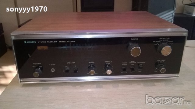 pioneer sx-440-stereo receiver-made in japan-внос англия, снимка 4 - Ресийвъри, усилватели, смесителни пултове - 19843547