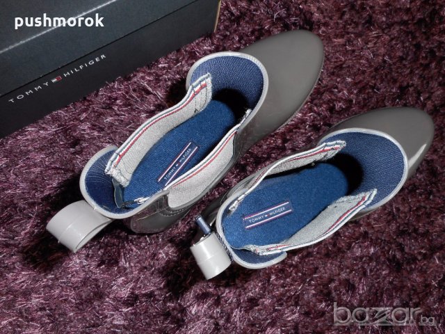 TOMMY HILFIGER Glossy Rubber Boot 42 номер, снимка 8 - Дамски боти - 19988981