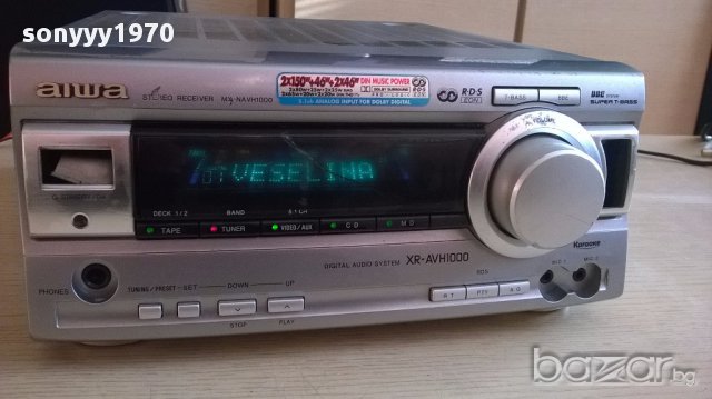 *Aiwa mx-nawh1000ez-receiver 6 канала, снимка 6 - Ресийвъри, усилватели, смесителни пултове - 12832320