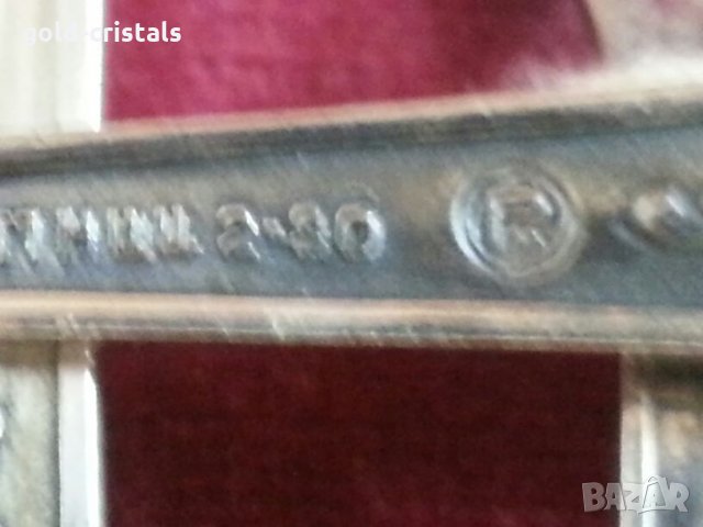 Сервиз посребрени прибори в куфарче, снимка 14 - Антикварни и старинни предмети - 22324431