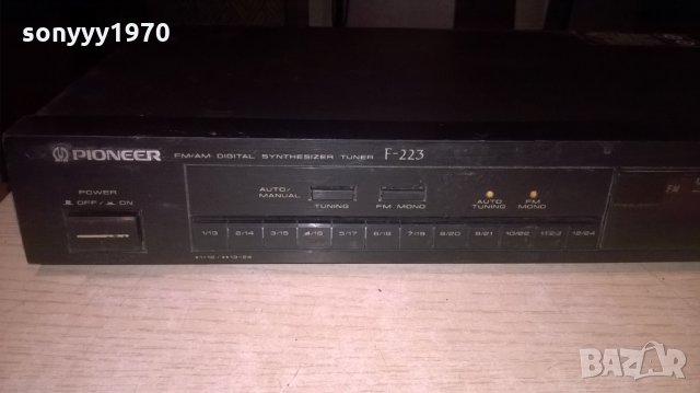 pioneer f-223 stereo tuner-made in japan-внос англия, снимка 6 - Ресийвъри, усилватели, смесителни пултове - 23864930