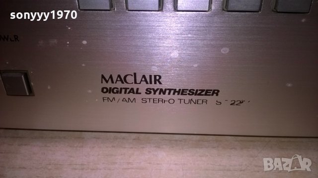macLair-stereo tuner-made in japan-внос швеицария, снимка 9 - Ресийвъри, усилватели, смесителни пултове - 24536013