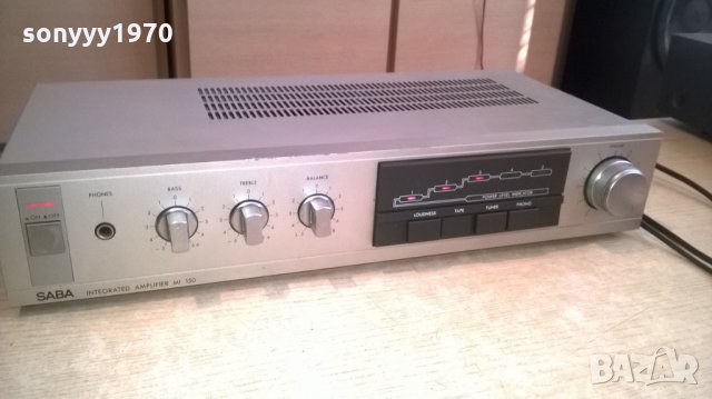 saba mi 150 stereo amplifier-внос швеицария, снимка 3 - Ресийвъри, усилватели, смесителни пултове - 25112012